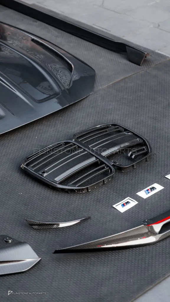 BMW G22 พาร์ทคาร์บอนรอบคัน Sooqoo ฝากระโปรง ท่อ ปลายท่อ