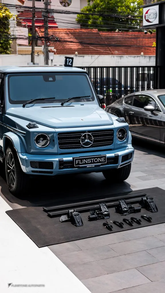 Mercedes Benz Gclass 滑动侧踏板 Keyless