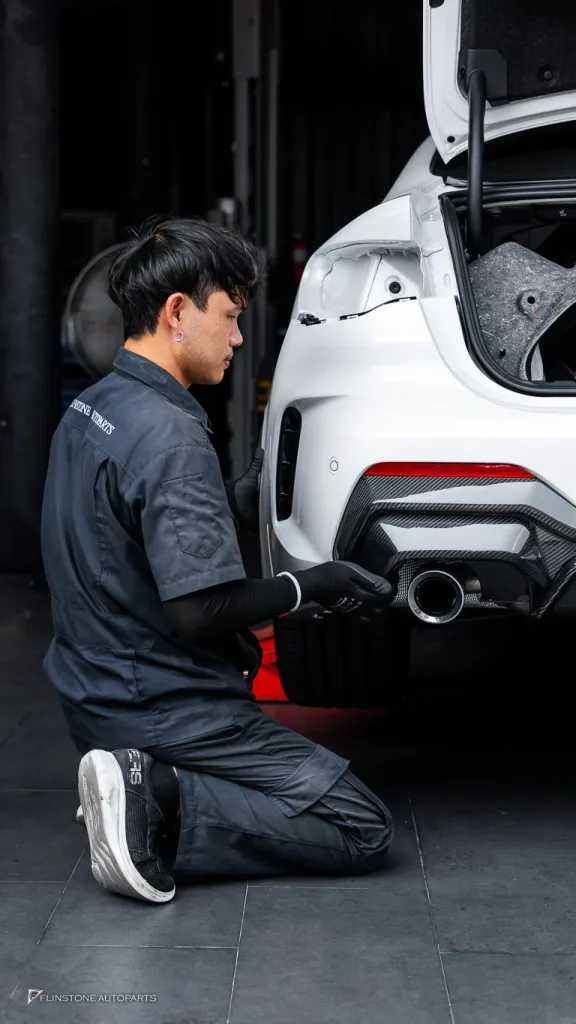 BMW G22 พาร์ทคาร์บอนรอบคัน Sooqoo ฝากระโปรง ท่อ ปลายท่อ