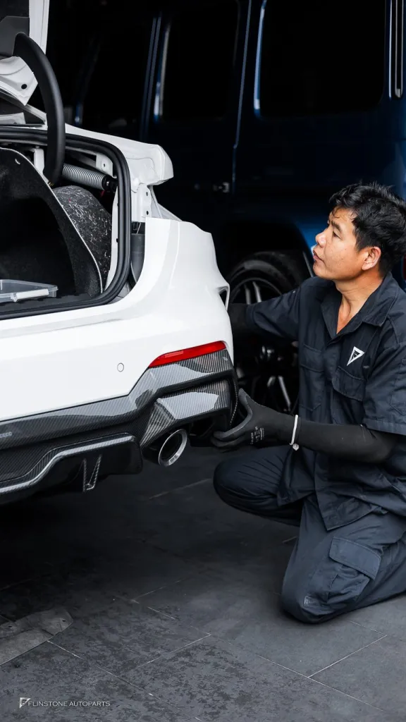 BMW G22 พาร์ทคาร์บอนรอบคัน Sooqoo ฝากระโปรง ท่อ ปลายท่อ