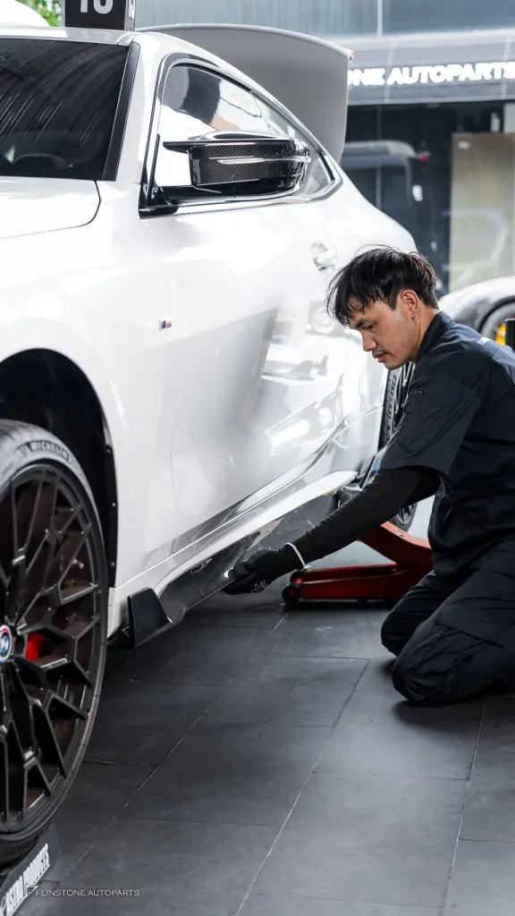 BMW G22 พาร์ทคาร์บอนรอบคัน Sooqoo ฝากระโปรง ท่อ ปลายท่อ