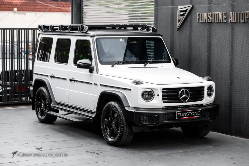 Mercedes Benz Gclass บัดไดไฟฟ้า V2 กาบบันได