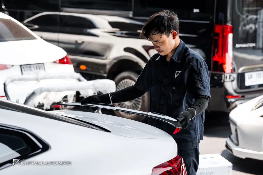 BMW G22 พาร์ทคาร์บอนรอบคัน Sooqoo ฝากระโปรง ท่อ ปลายท่อ