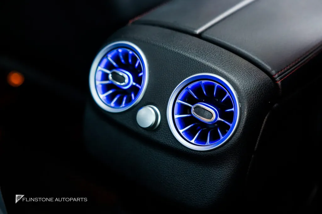 Mercedes Benz C205 方向盘出风口氛围灯车牌框