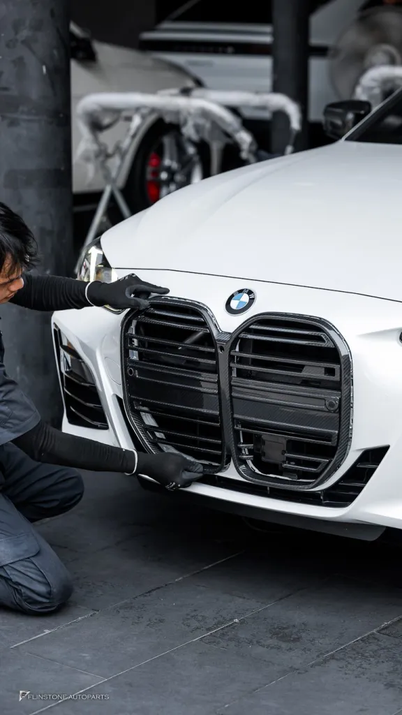 BMW G22 พาร์ทคาร์บอนรอบคัน Sooqoo ฝากระโปรง ท่อ ปลายท่อ