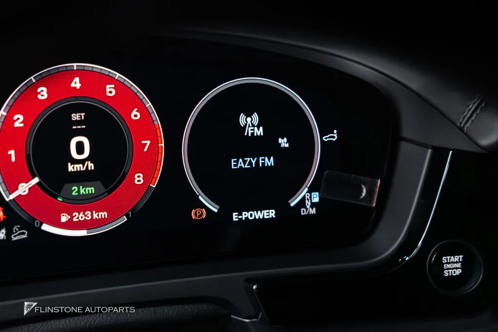 Porsche Cayenne Dashboard แดง