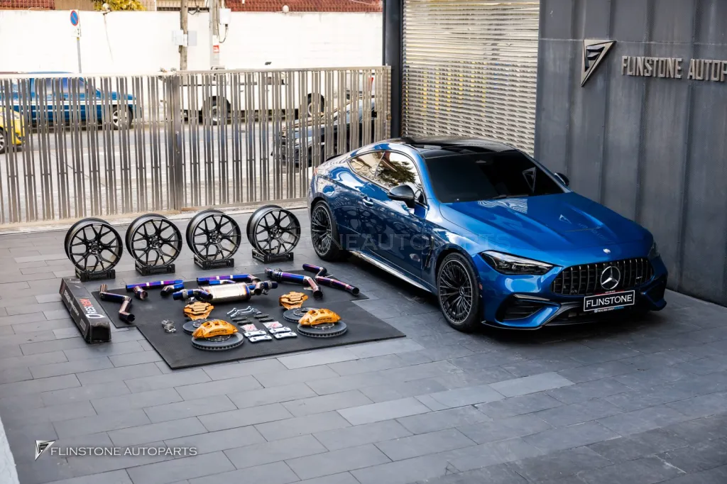 Mercedes Benz CLE53 เบรค ท่อ ล้อ
