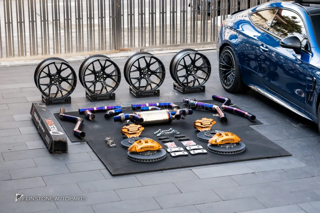 Mercedes Benz CLE53 เบรค ท่อ ล้อ