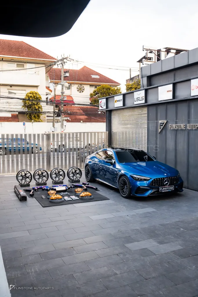 Mercedes Benz CLE53 เบรค ท่อ ล้อ