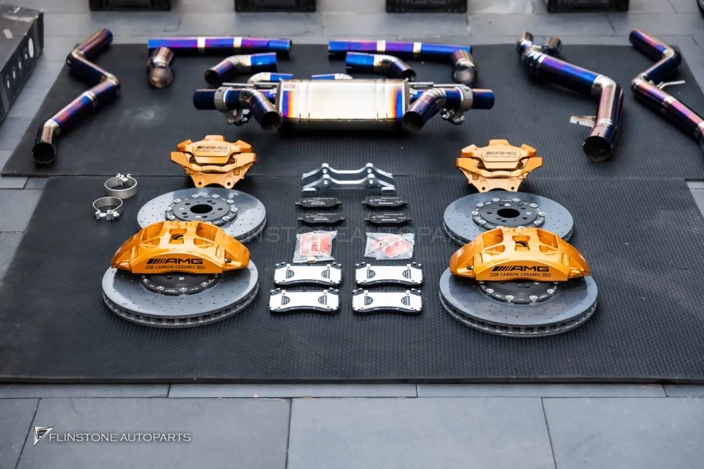 Mercedes Benz CLE53 เบรค ท่อ ล้อ