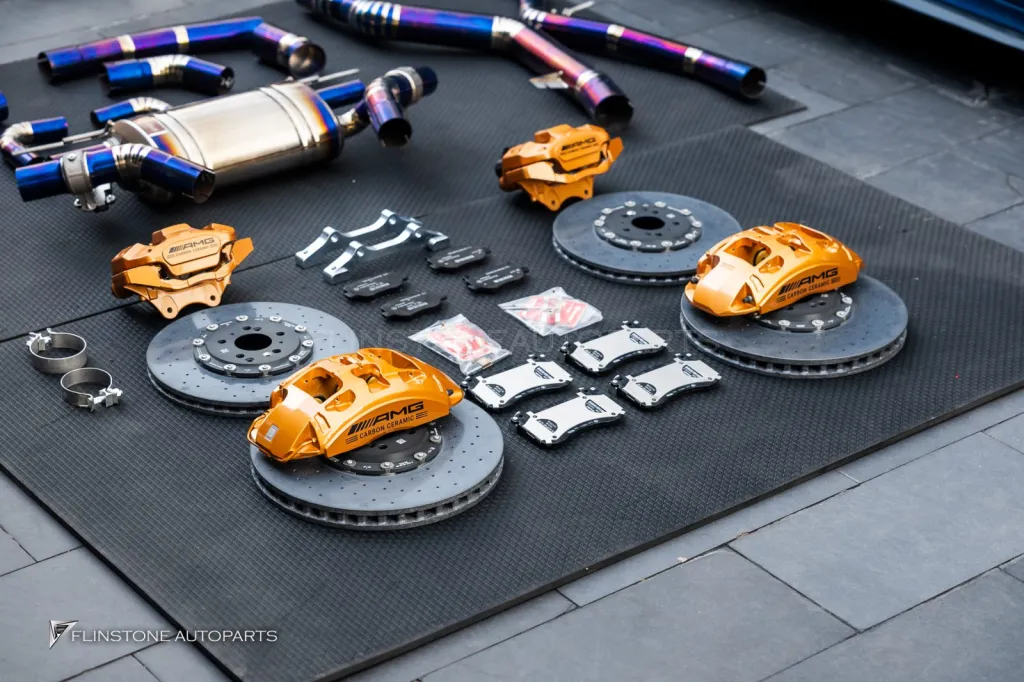 Mercedes Benz CLE53 เบรค ท่อ ล้อ