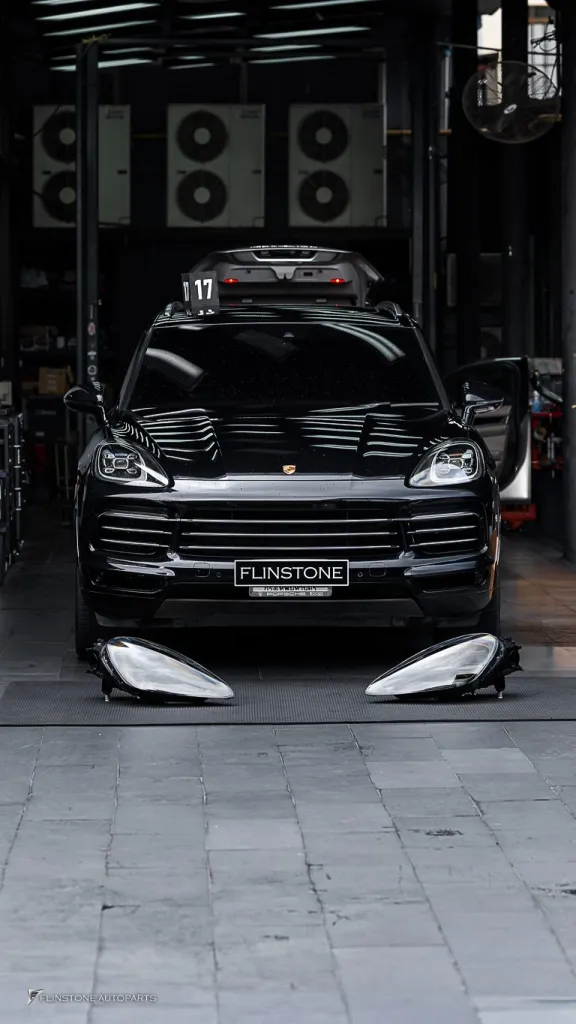 ไฟหน้า Porsche Cayenne