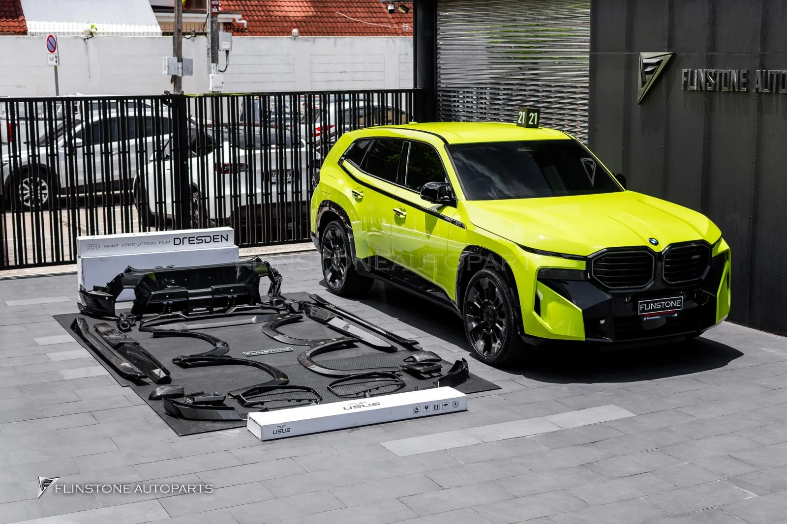 BMW XM ชุดพาร์ทคาร์บอนรอบคัน Usus