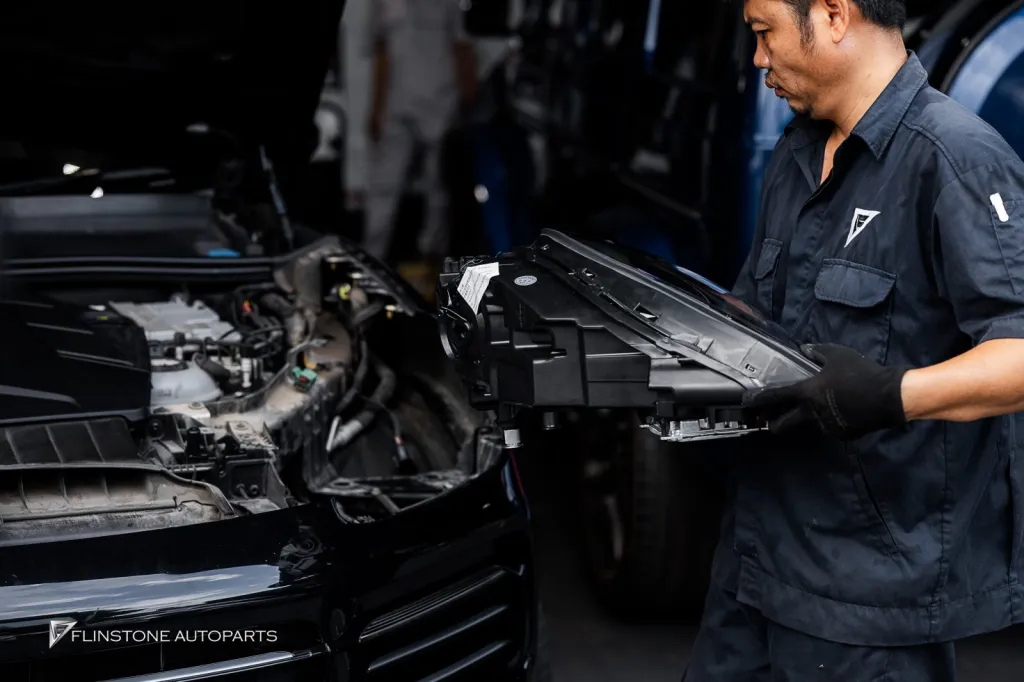 ไฟหน้า Porsche Cayenne — Process