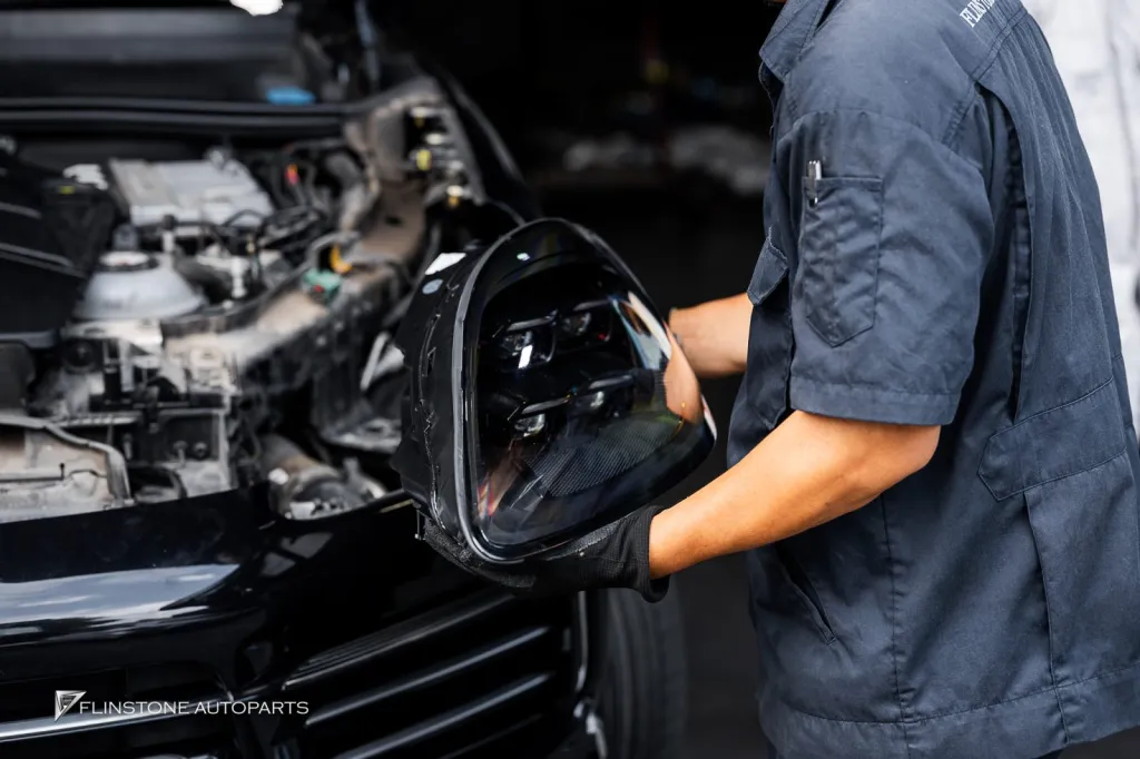 ไฟหน้า Porsche Cayenne — Process
