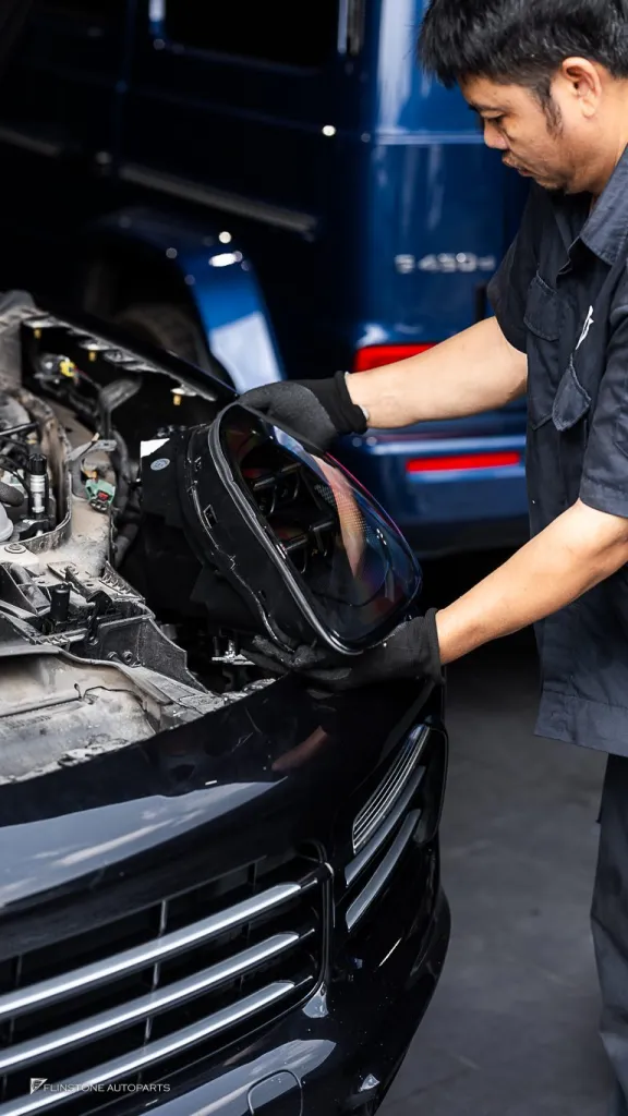 ไฟหน้า Porsche Cayenne — Process