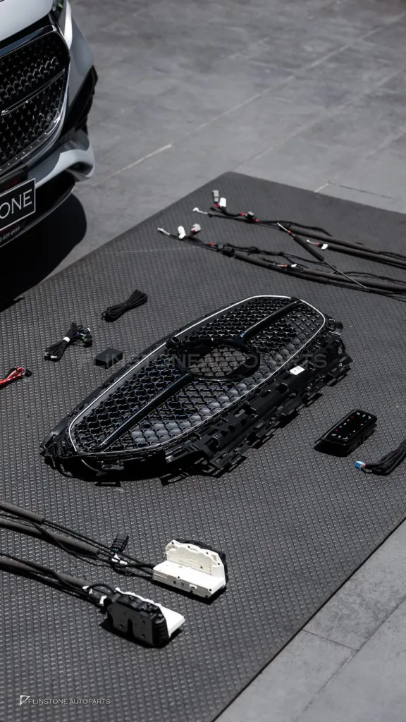 Mercedes-Benz E-Class W214 กระจังหน้า ประตูดูด
