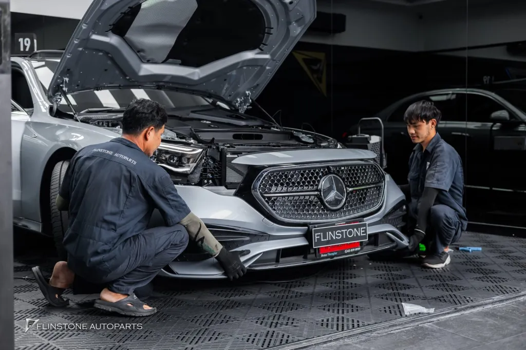 Mercedes-Benz E-Class W214 กระจังหน้า ประตูดูด