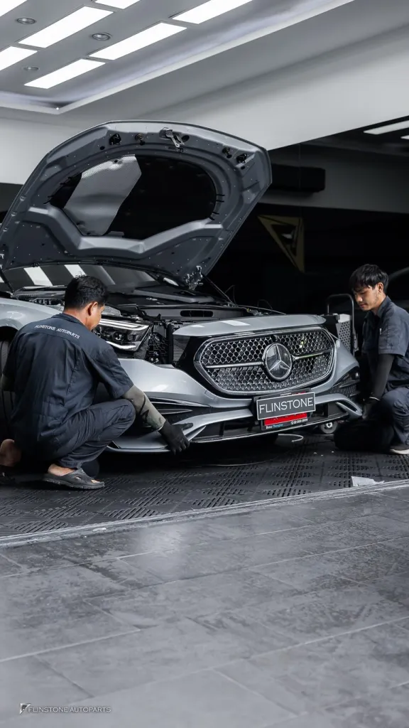 Mercedes-Benz E-Class W214 กระจังหน้า ประตูดูด
