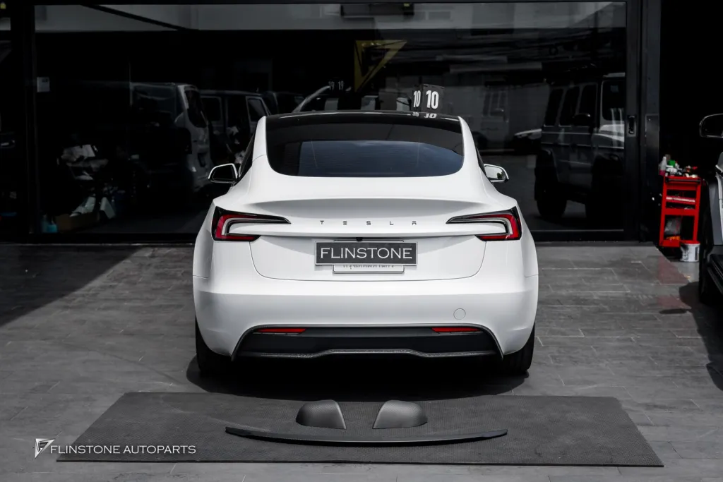 Tesla model 3 สปอยเรอล์หลัง,ครอบกระจกคาร์บอน