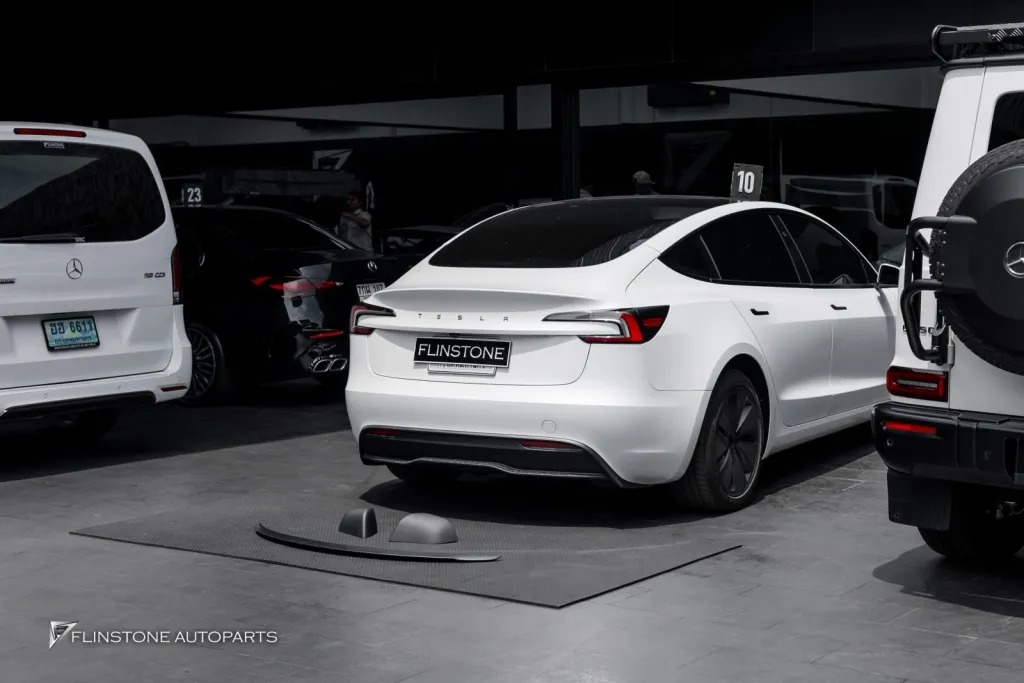 Tesla model 3 สปอยเรอล์หลัง,ครอบกระจกคาร์บอน
