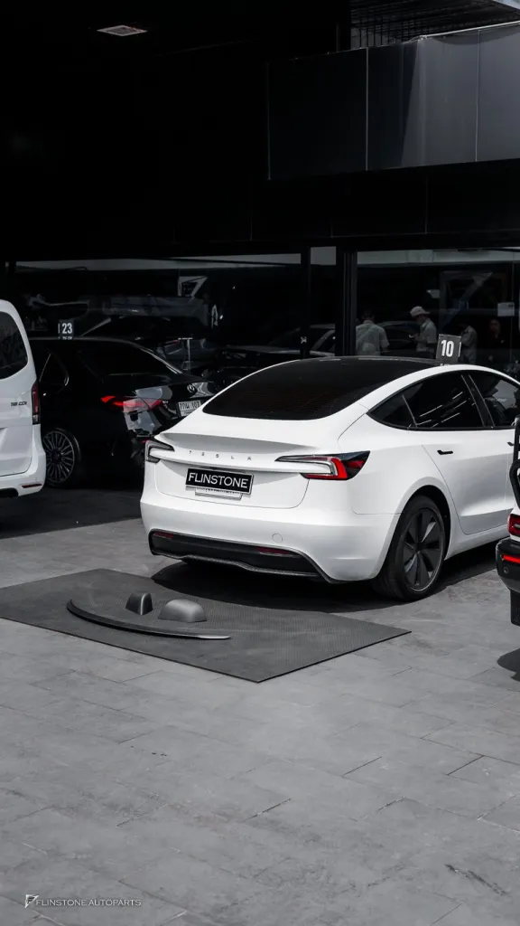 Tesla model 3 สปอยเรอล์หลัง,ครอบกระจกคาร์บอน