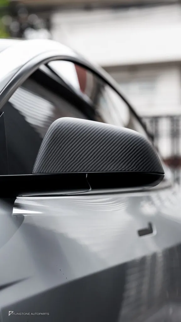 Tesla model 3 สปอยเรอล์หลัง,ครอบกระจกคาร์บอน