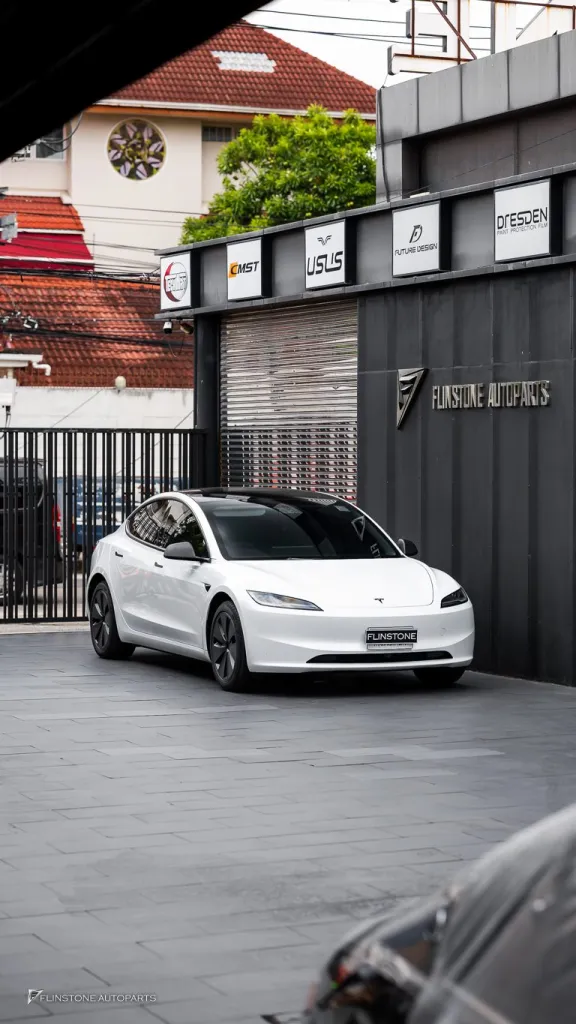 Tesla model 3 สปอยเรอล์หลัง,ครอบกระจกคาร์บอน