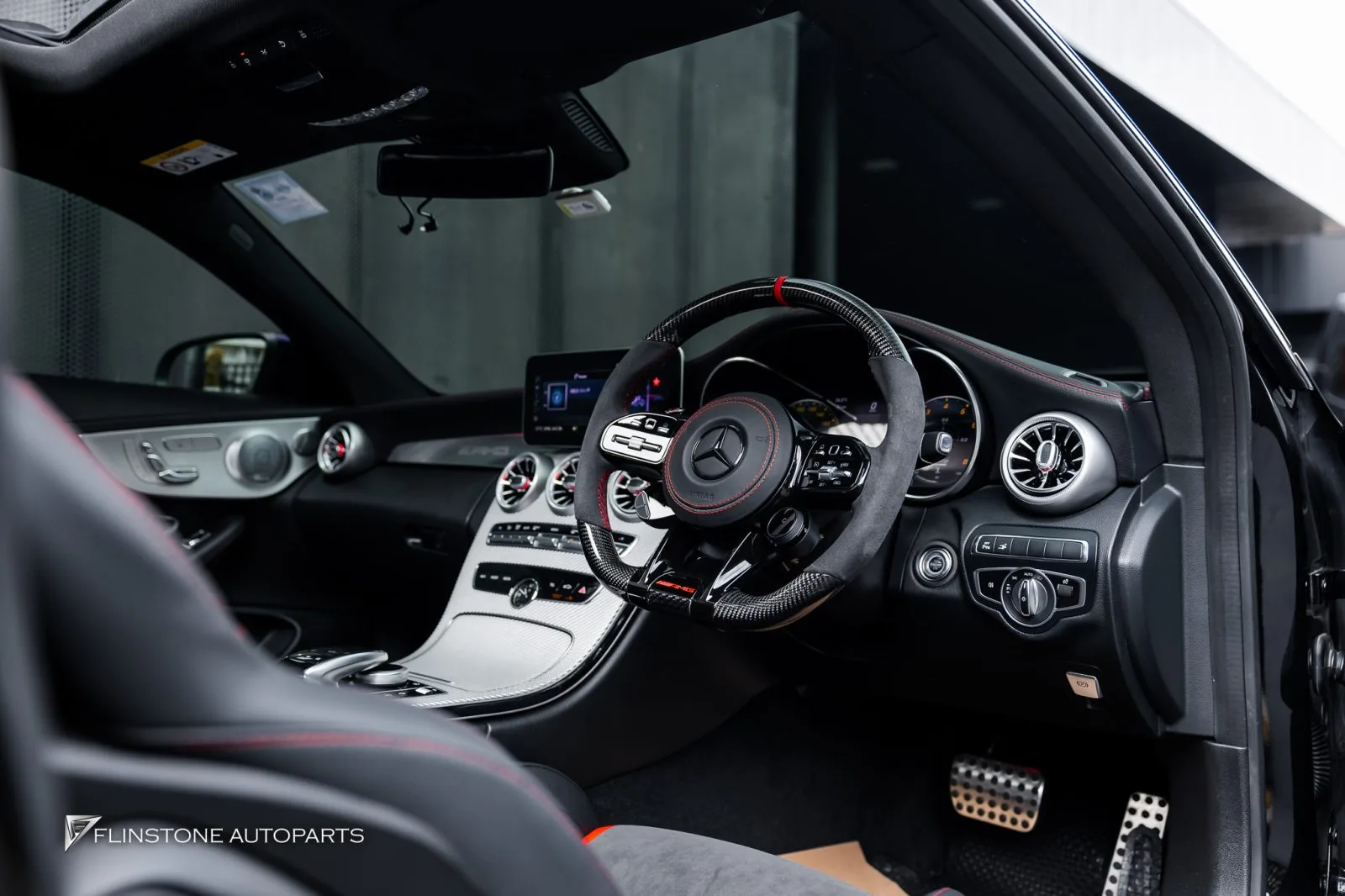 Mercedes Benz C43 พวงมาลัย โช้ค Kw เบาะ AMG ลำโพง ไฟช่องแอร์