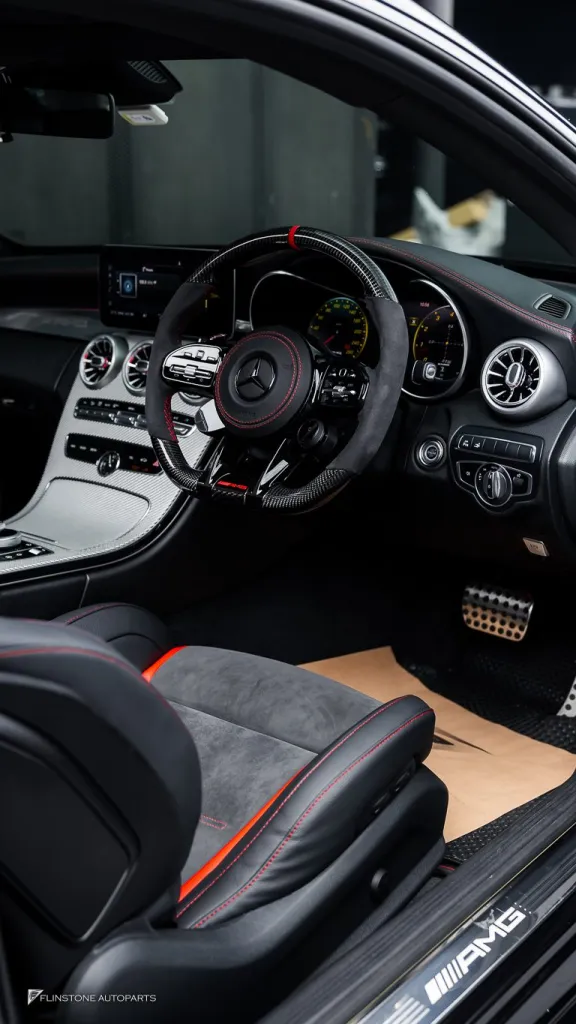 Mercedes Benz C43 พวงมาลัย โช้ค Kw เบาะ AMG ลำโพง ไฟช่องแอร์