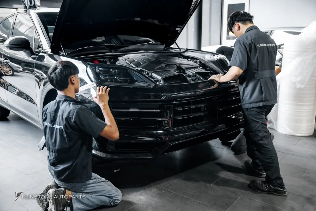Porsche Cayenne พาร์ทคาร์บอน Usus 2