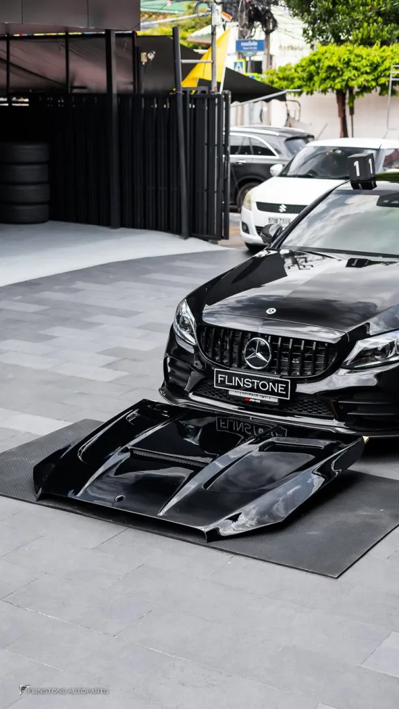 Mercedes Benz Cclass ฝากระโปรง CMST