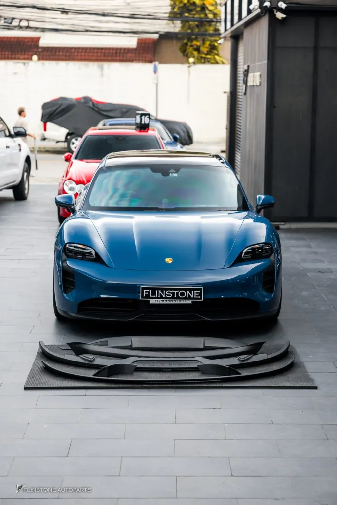 Porsche Taycan Turismo พาร์ทคาร์บอน Techart รอบคัน