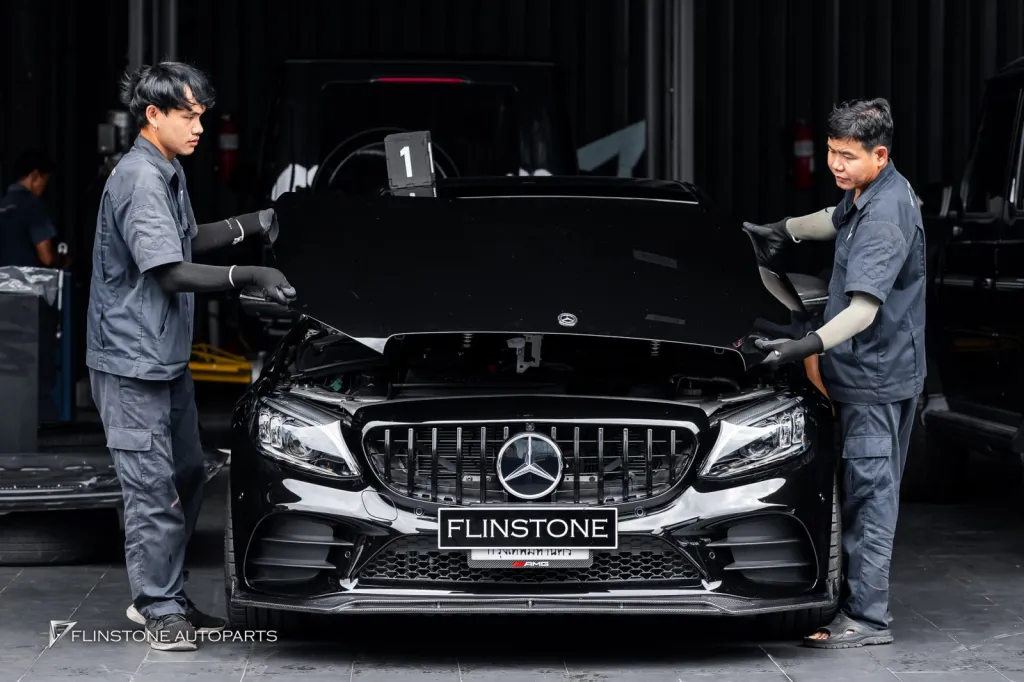 Mercedes Benz Cclass ฝากระโปรง CMST