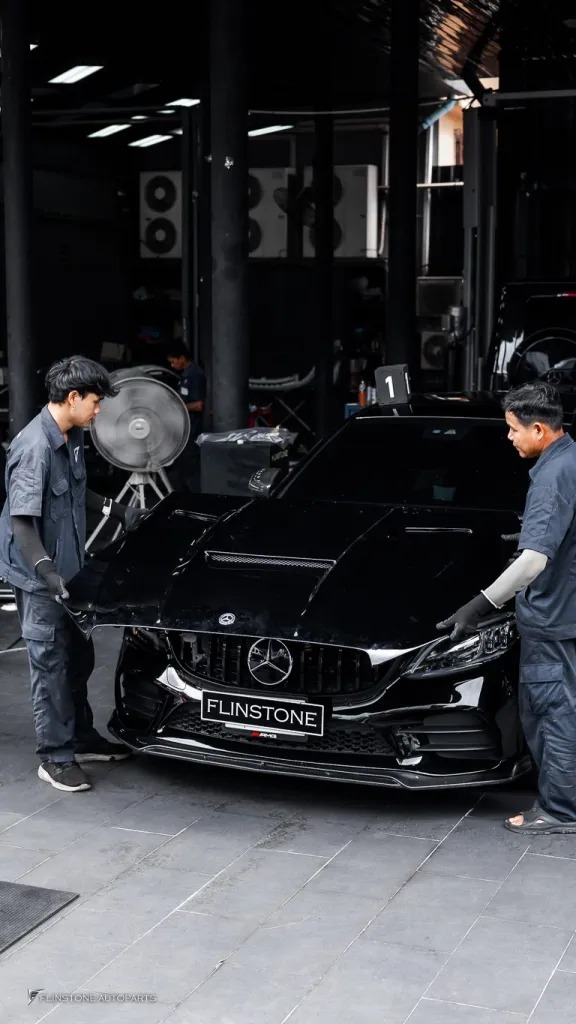 Mercedes Benz Cclass ฝากระโปรง CMST