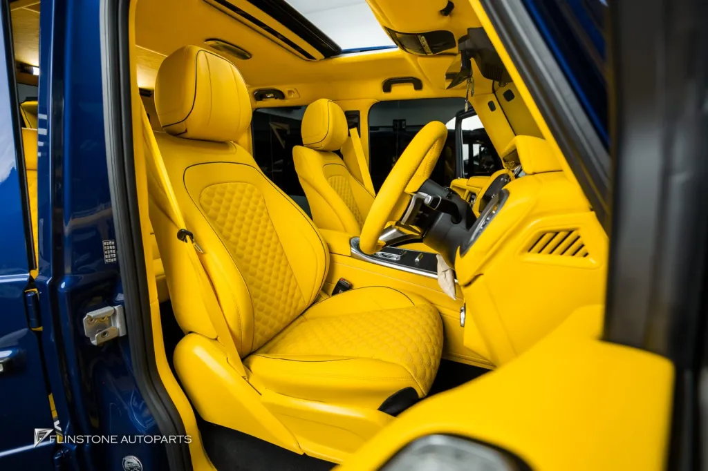 Mercedes Benz Gclass ภายในเหลือง ชุดพาร์ท G63 เบรค บันไดไฟฟ้า ท่อ Thor Active Sound ล้อ Usus
