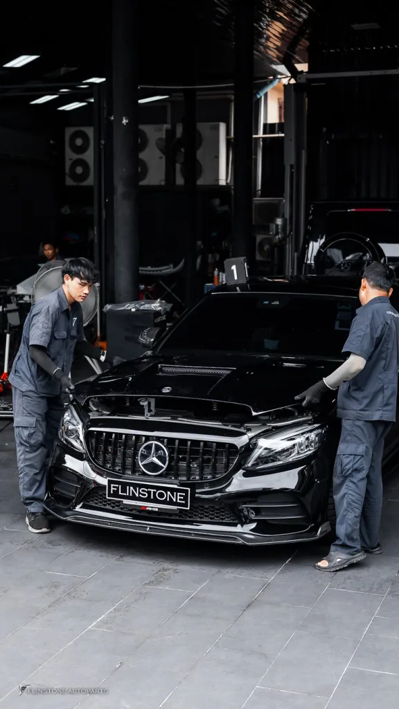 Mercedes Benz Cclass ฝากระโปรง CMST