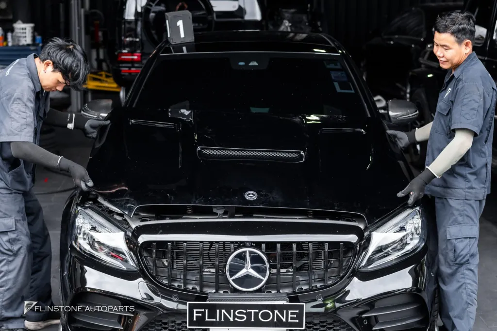 Mercedes Benz Cclass ฝากระโปรง CMST