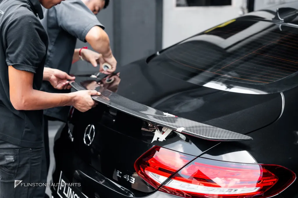 Mercedes Benz C205 กระจัง ลิ้น สปอยเลอร์