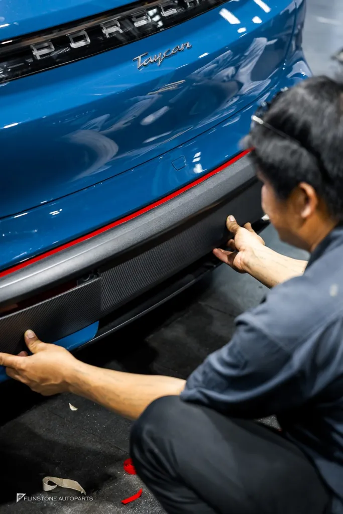 Porsche Taycan Turismo พาร์ทคาร์บอน Techart รอบคัน