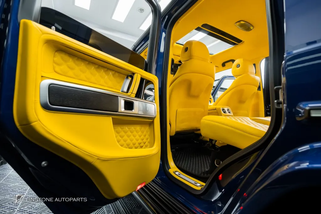 Mercedes Benz Gclass ภายในเหลือง ชุดพาร์ท G63 เบรค บันไดไฟฟ้า ท่อ Thor Active Sound ล้อ Usus