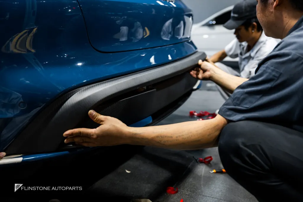 Porsche Taycan Turismo พาร์ทคาร์บอน Techart รอบคัน