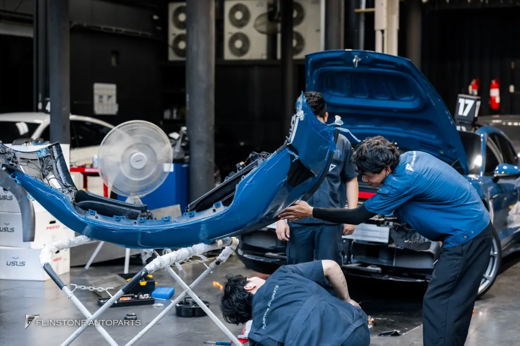Porsche Taycan Turismo พาร์ทคาร์บอน Techart รอบคัน