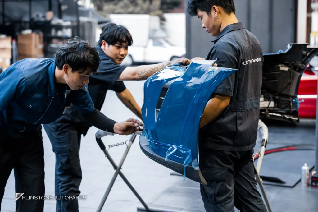 Porsche Taycan Turismo พาร์ทคาร์บอน Techart รอบคัน