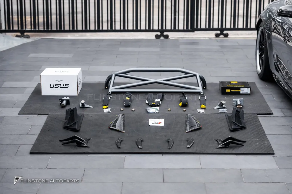 Mercedes Benz AMG GTR โรลบาร์ Belt OMP พาร์ทคาร์บอน Renntech คานาด Usus