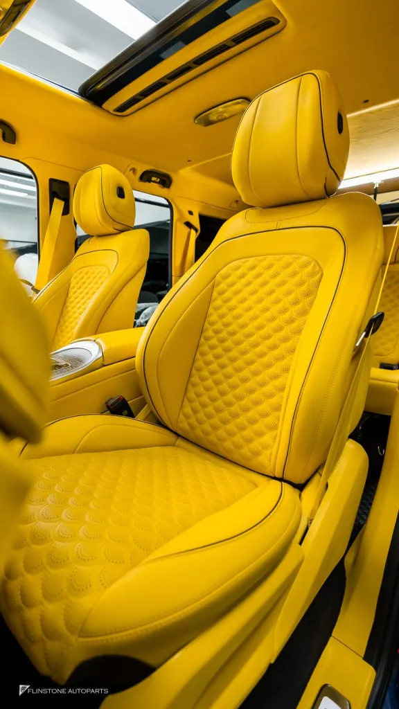 Mercedes Benz Gclass ภายในเหลือง ชุดพาร์ท G63 เบรค บันไดไฟฟ้า ท่อ Thor Active Sound ล้อ Usus