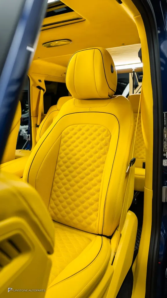Mercedes Benz Gclass ภายในเหลือง ชุดพาร์ท G63 เบรค บันไดไฟฟ้า ท่อ Thor Active Sound ล้อ Usus