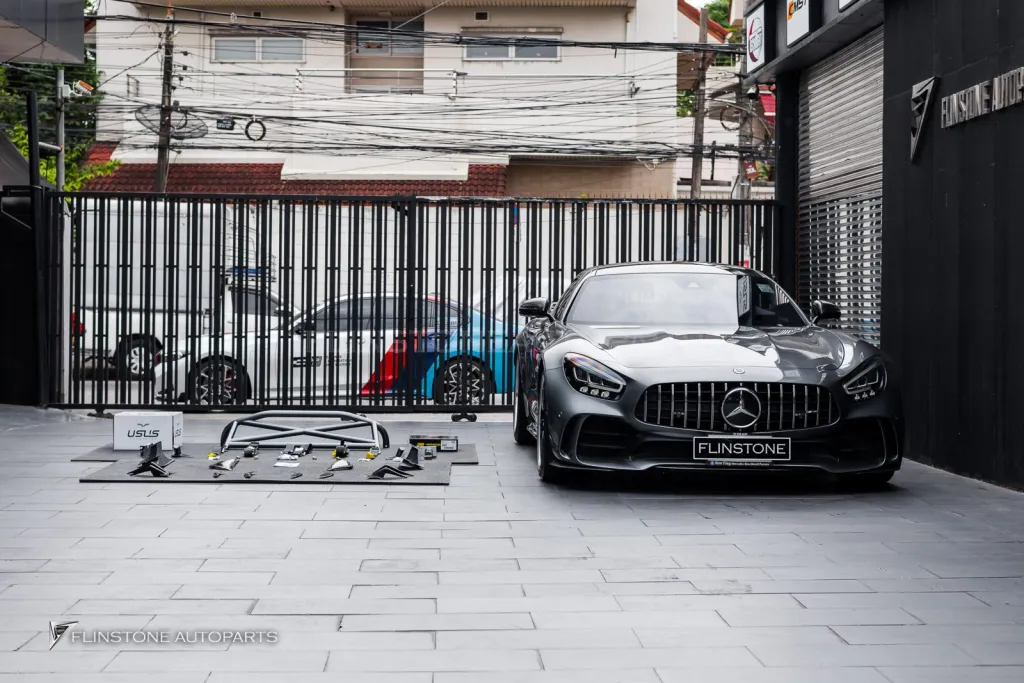 Mercedes Benz AMG GTR โรลบาร์ Belt OMP พาร์ทคาร์บอน Renntech คานาด Usus
