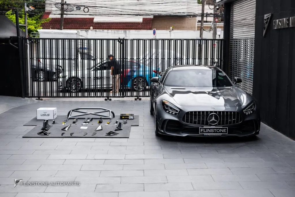 Mercedes Benz AMG GTR โรลบาร์ Belt OMP พาร์ทคาร์บอน Renntech คานาด Usus
