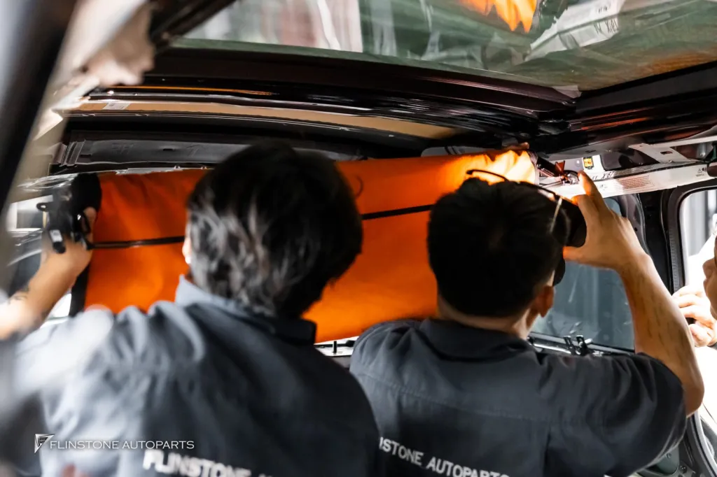 Mercedes Benz Gls ชุดพาร์ทรอบคัน ภายในส้ม